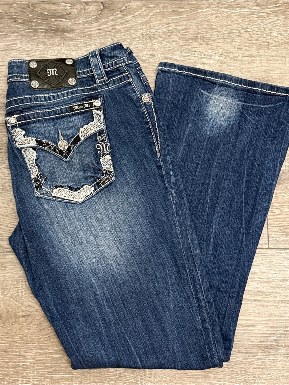 Classic MISS ME Women's Relaxed Boot Jeans - size33